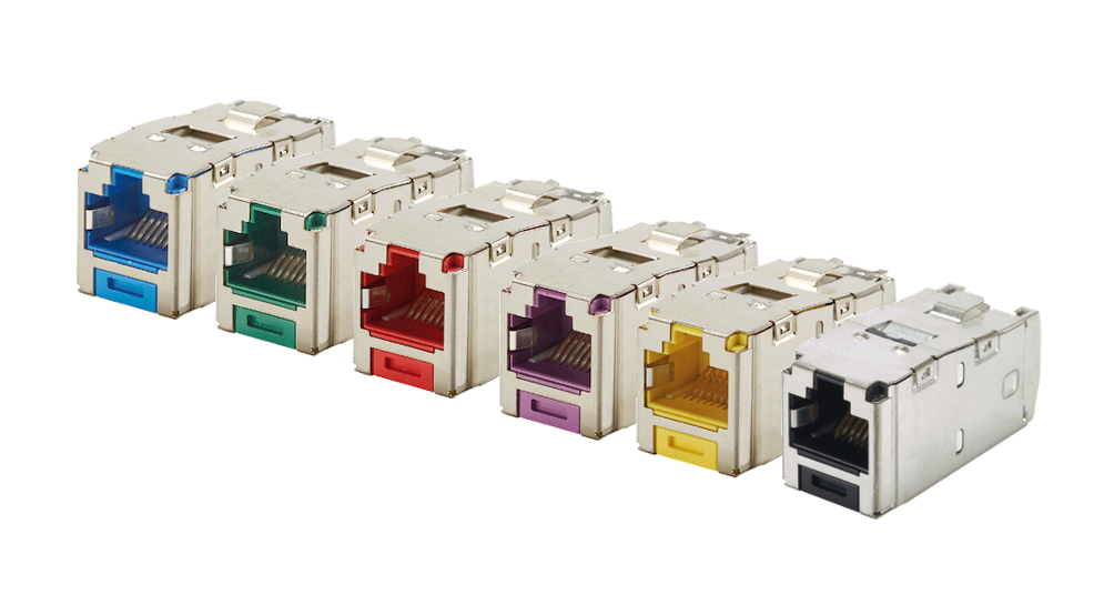 Kolorowe moduły RJ45